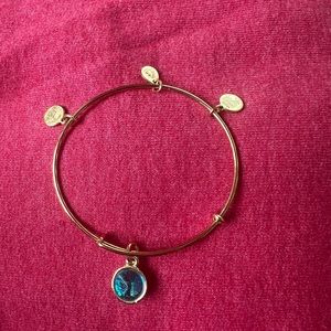 Alex and Ani Energy Bracelet w/Blue Stone